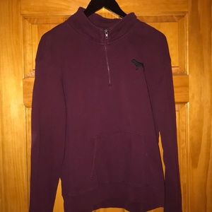 Pink Victoria Secret Quarter Zip